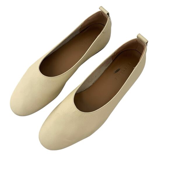 Everlane The Italian Leather Day Glove flats7.5 cream minimalist Quiet luxury - Picture 4 of 10